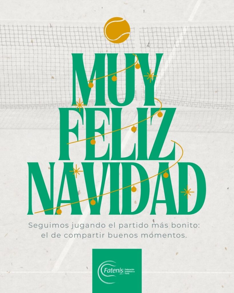 Muy Feliz Navidad desde la Federación Andaluza de Tenis