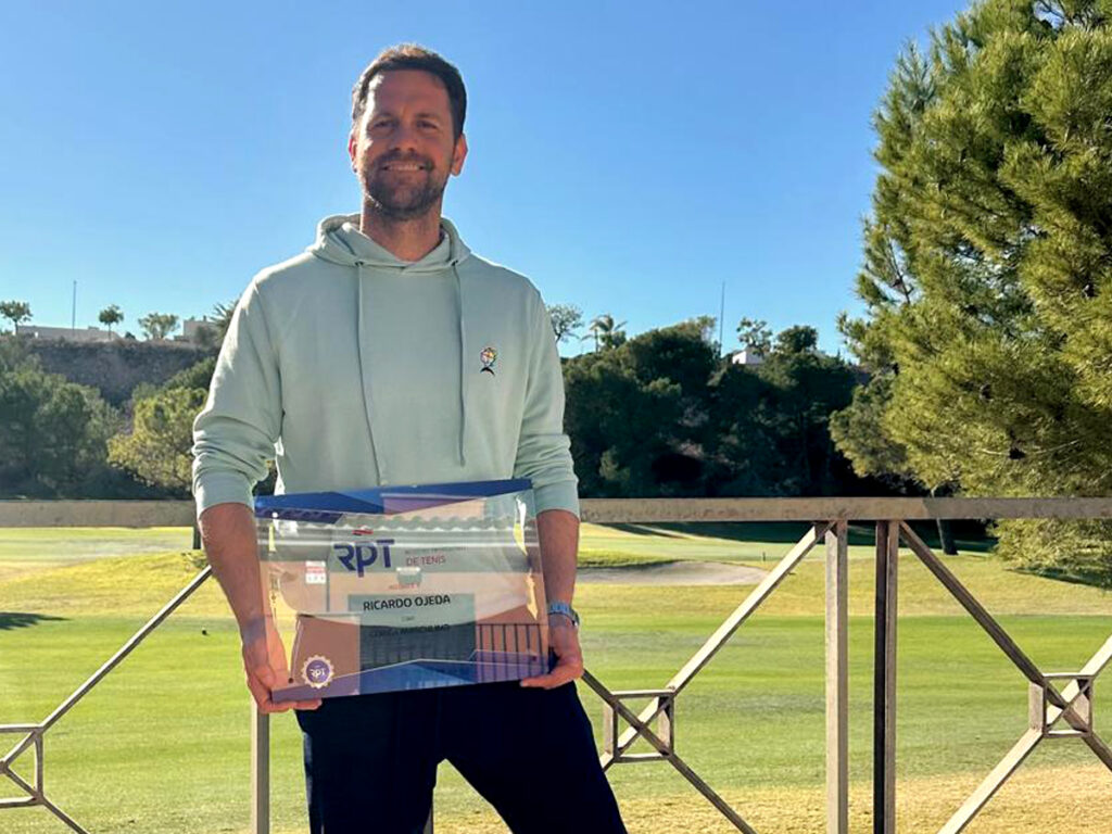 Ricardo Ojeda, premio Coach ATP por RPt