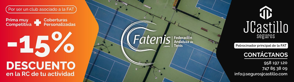 Seguros de Responsabilidad Civil para Clubes y Entidades Deportivas JCastillo - Federación Andaluza de Tenis