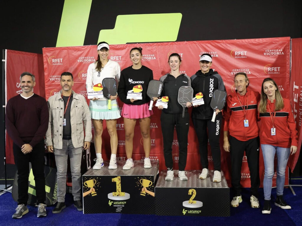 Título para María Pintor junto a Sabrina Méndez, en la Pickleball Super Cup by RFET | Foto Alberto Simón - RFET