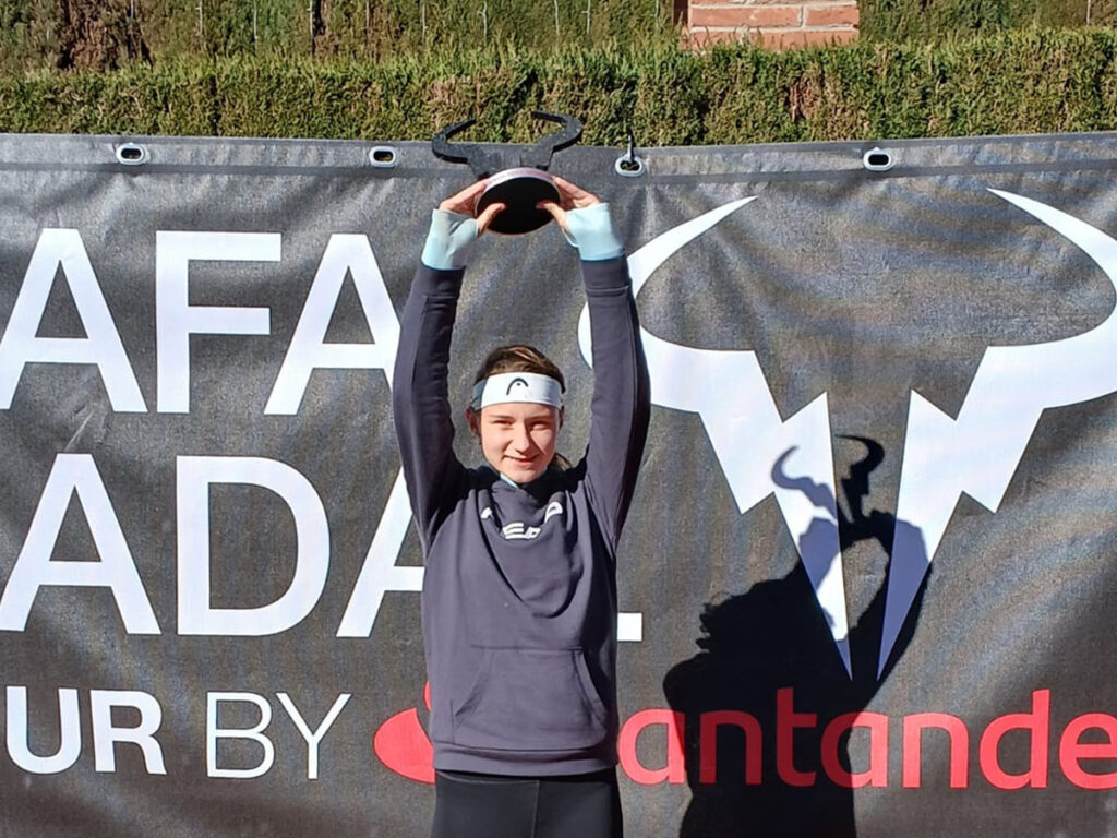 Claudia Valero, finalista del Rafa Nadal Tour en Barcelona