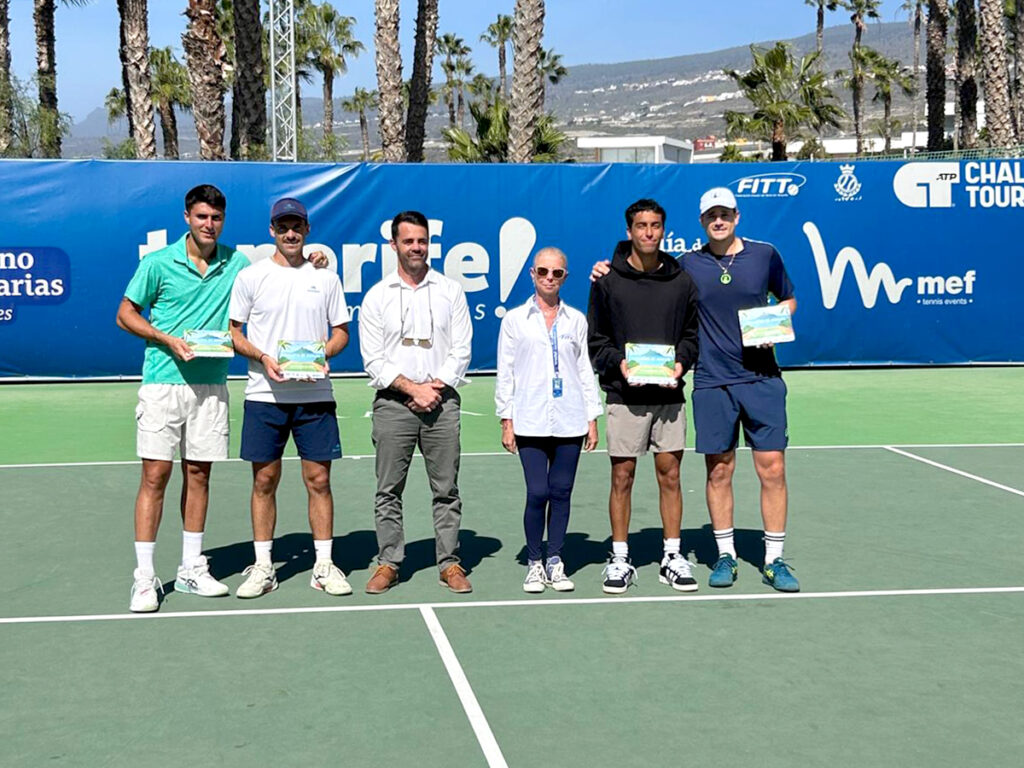 Pablo Llamas y Benji Winter, finalistas del ATP Challenger 75 de Tenerife | Foto Toni Colom