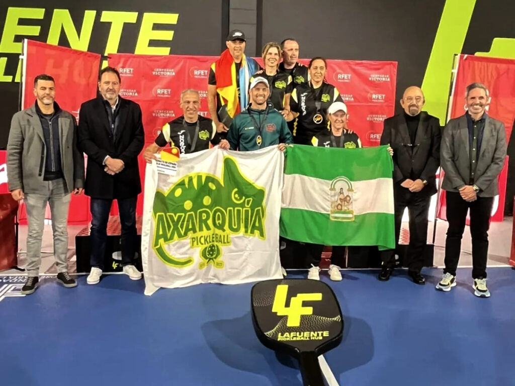 Pickleball Axarquía, campeón de España de clubes 5.0 en +50