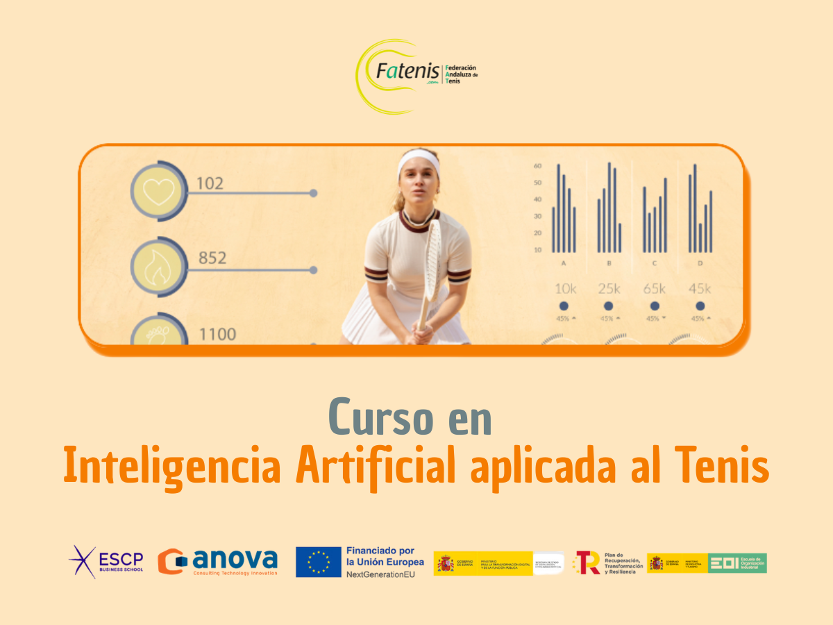 Curso de Inteligencia Artificial aplicada al Tenis lanzado por la Federación Andaluza de Tenis