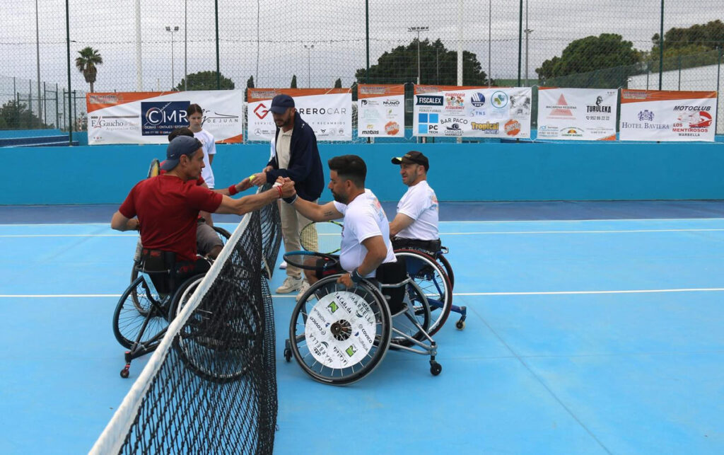 Final de dobles en el Open Nacional Ciudad de Marbella de Tenis en Silla