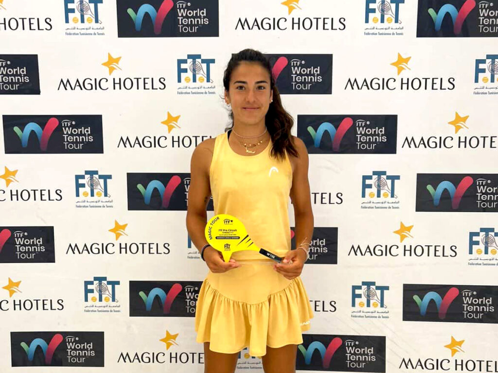 María Oliver conquista su primer título profesional individual en Monastir