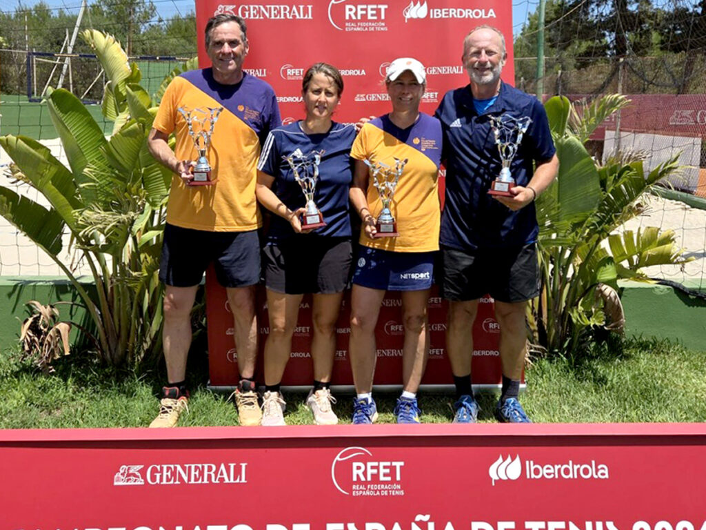 Andalucía conquista cuatro títulos en el Campeonato de España de Tenis Veteranos celebrado en Mallorca
