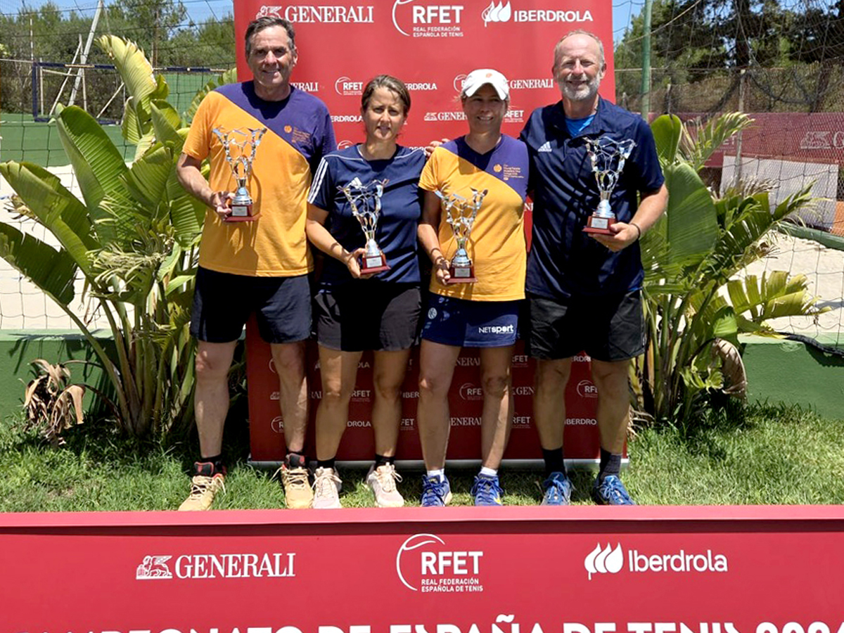 Andalucía conquista cuatro títulos en el Campeonato de España de Tenis Veteranos celebrado en Mallorca