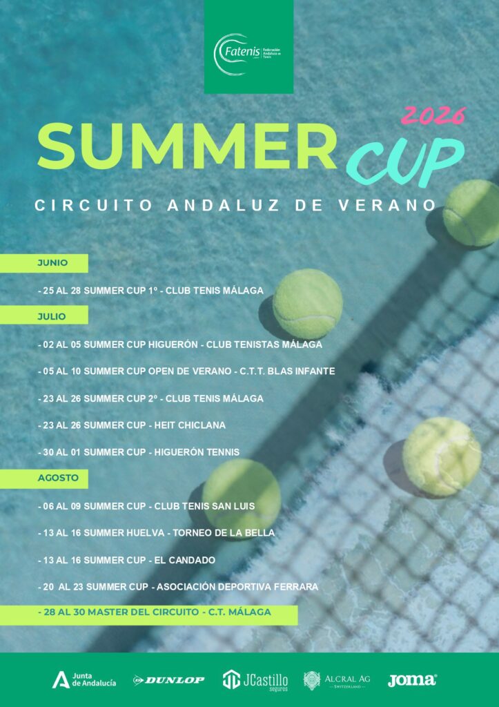 Circuito Andaluz de Verano - Summer Cup 2026 Circuito Andaluz de Verano - Summer Cup 2026