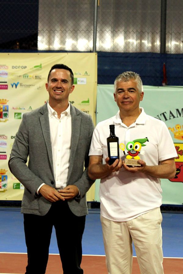 Presentación del ITF M25 de Martos y entrega de los premios Amoradín - Alberto Rodríguez Cervantes, Presidente de la Federación Andaluza de Tenis