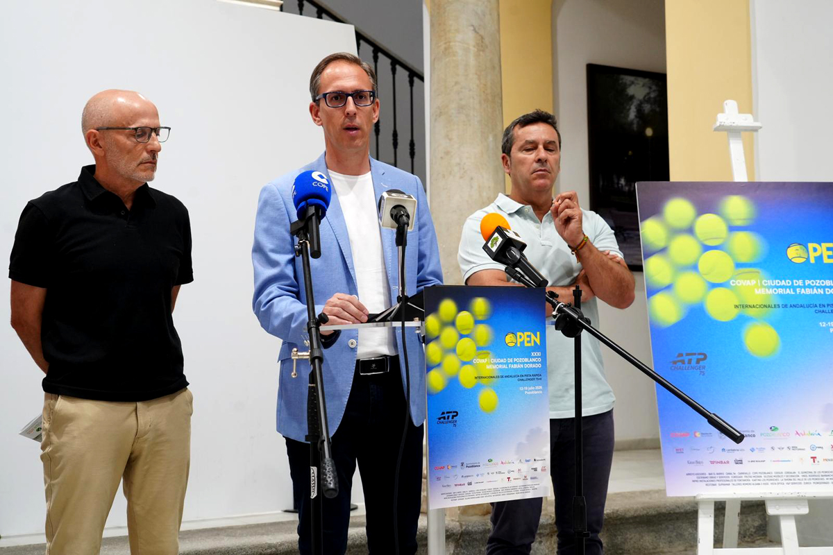 Presentación de la imagen del ATP Challenger 75 Open Ciudad de Pozoblanco 2026