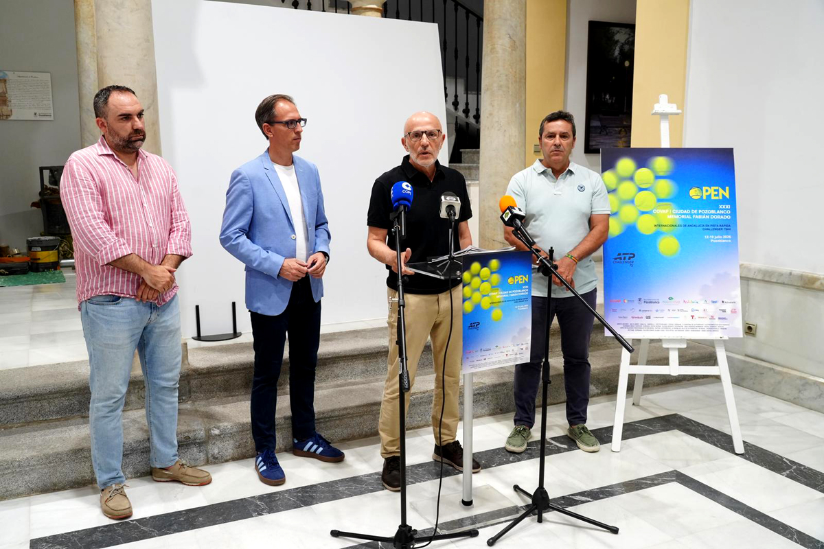 Presentación de la imagen del ATP Challenger 75 Open Ciudad de Pozoblanco 2026