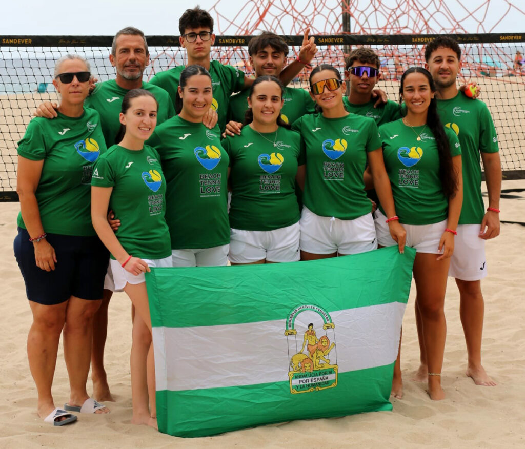La selección Andaluza de Tenis Playa en el Campeonato de España por Comunidades Autónomas