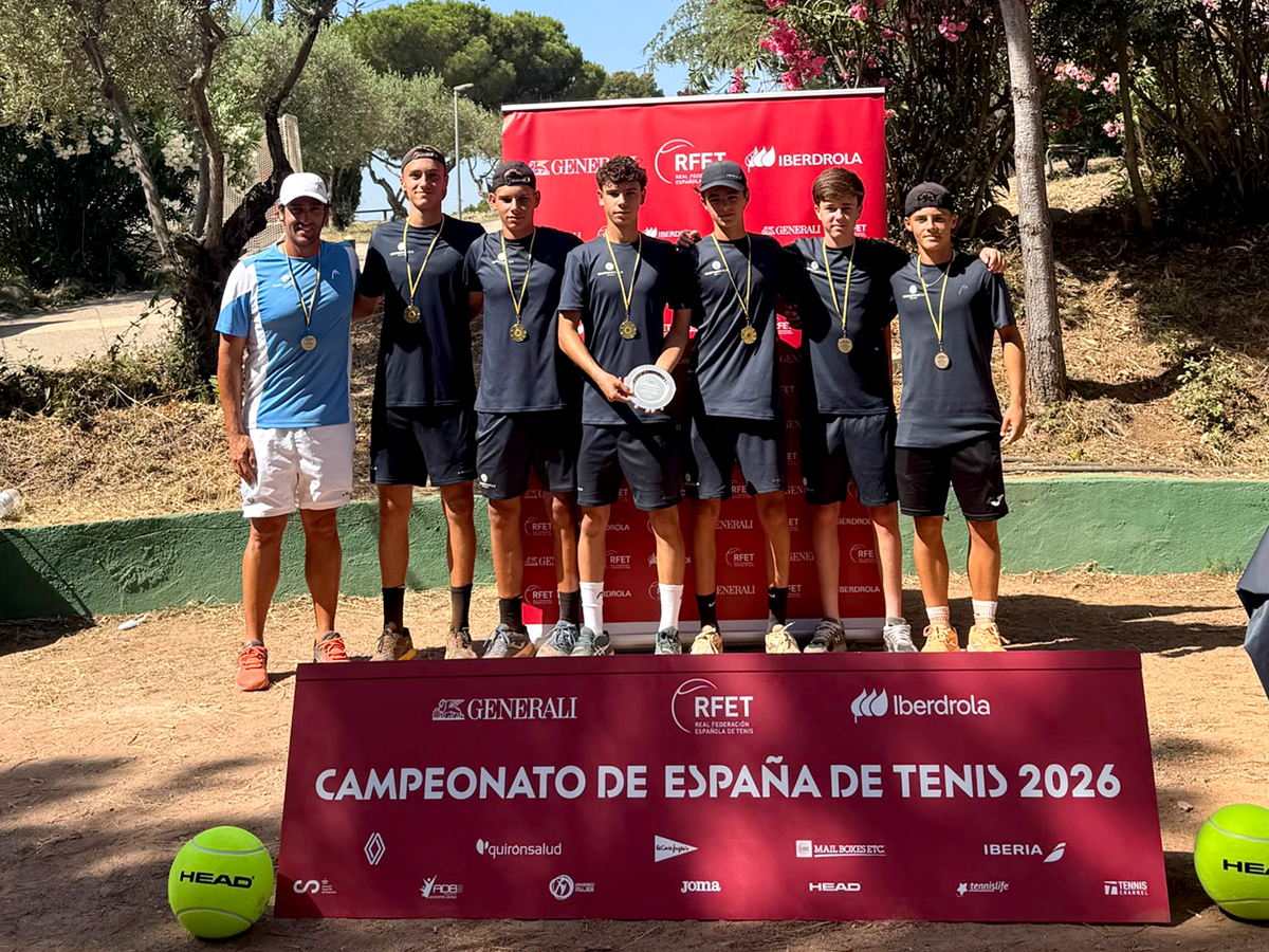 Bronce del Campus Tenis Club en el Campeonato de España Cadete por Equipos