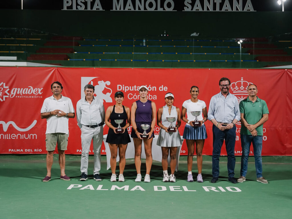 Bhosale y Tian se proclaman campeonas del cuadro de dobles del ITF W50 de Palma del Río