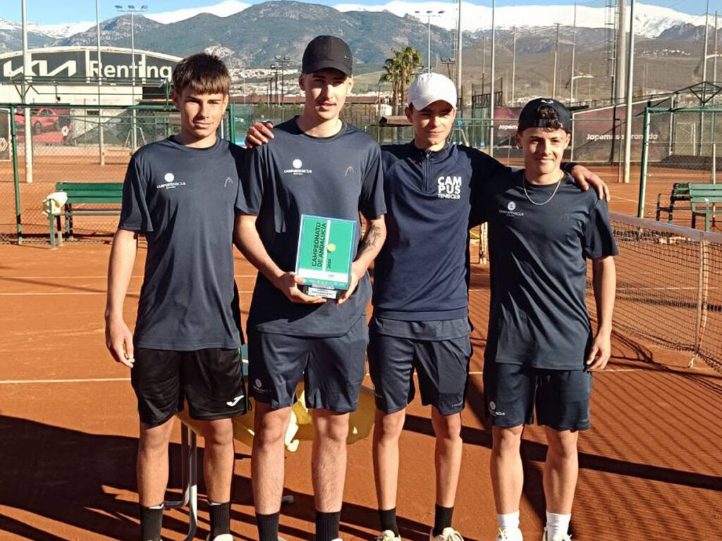 Campus Tenis Club, campeón de Andalucía Junior por Equipos en Primera División