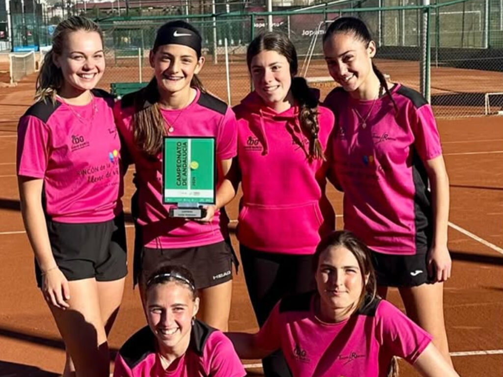 Club Tennis Rincón, campeonas de Andalucía junior por equipos en primera división