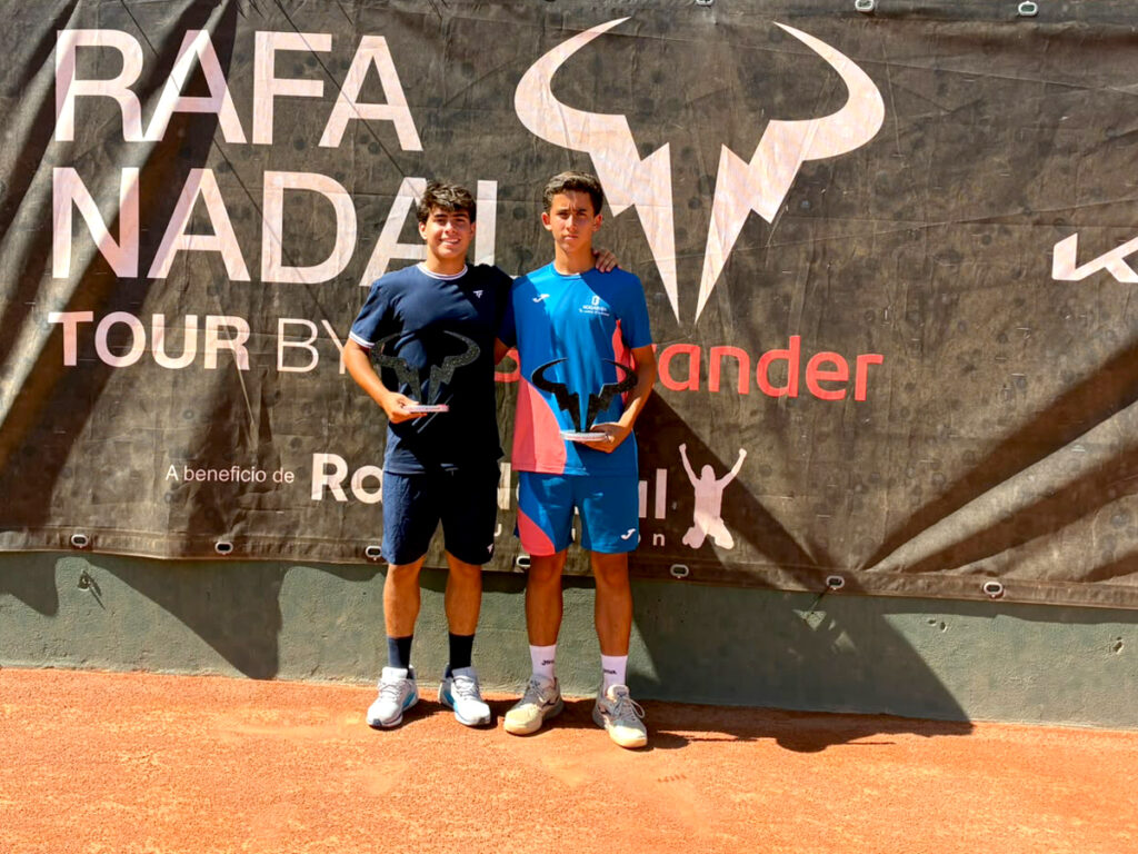 Pepe García (sub 16) y Alberto Peña (sub 14) campeones del Rafa Nadal Tour en el CIT de Madrid