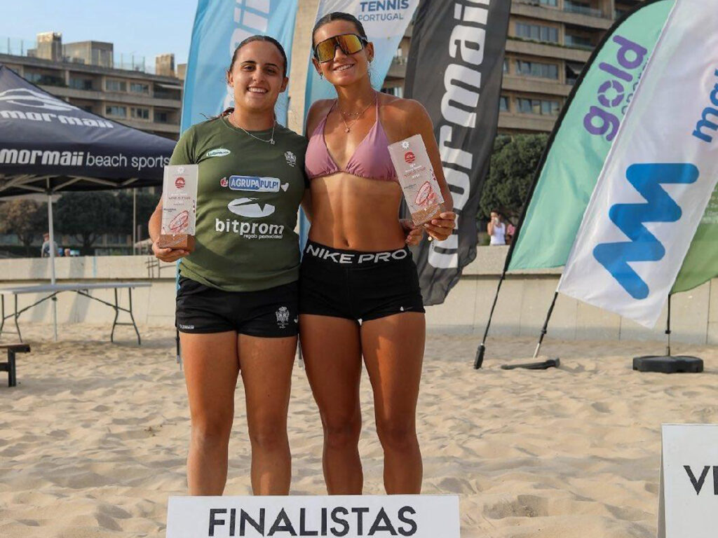 Lola Abadía y María Gómez, subcampeonas del BT50 y BT10 de Matosinhos (Portugal) - Foto Polly Albuquerque