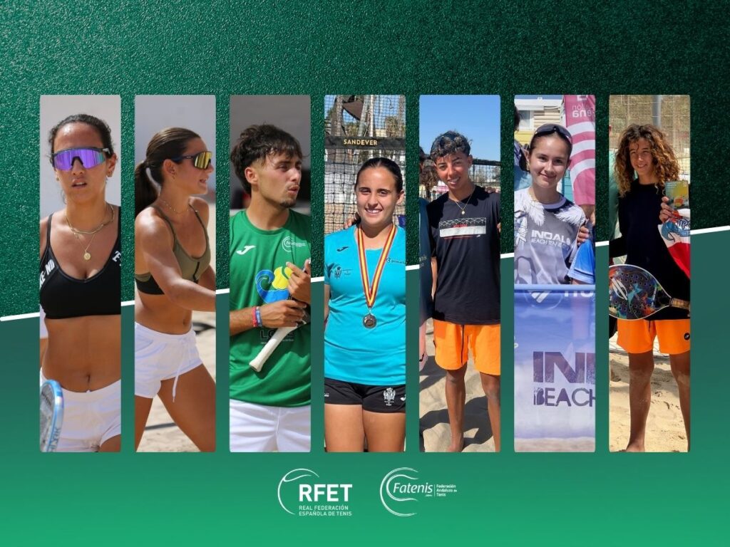 Siete andaluces convocados con la selección española de tenis playa para el Europeo 2026
