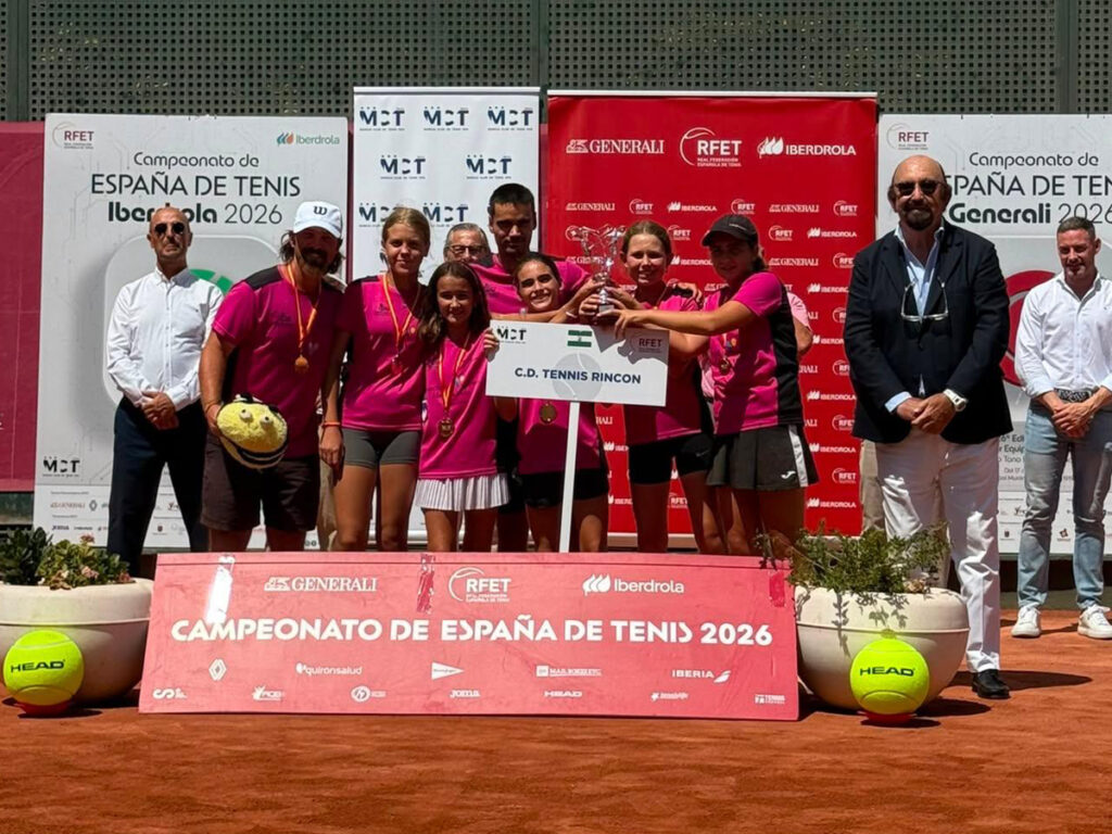 Club Tennis Rincón femenino, campeonas de España Alevín por Equipos - Trofeo Tono Páez in Memoriam