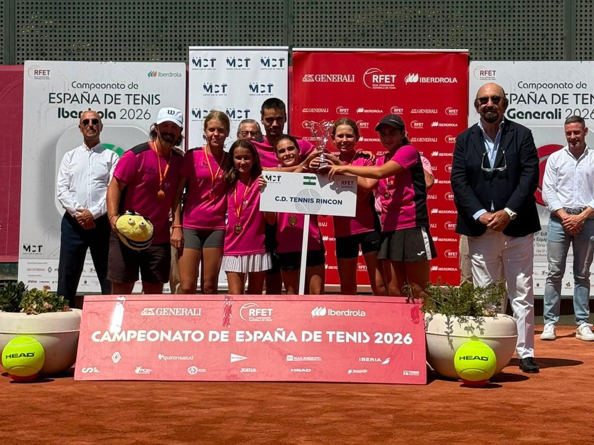 Club Tennis Rincón femenino, campeonas de España Alevín por Equipos - Trofeo Tono Páez in Memoriam
