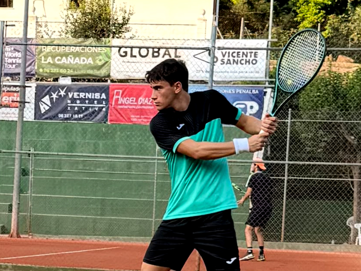 Miguel Ángel Machado alcanzó los cuartos de final en el ITF M15 de Xàtiva