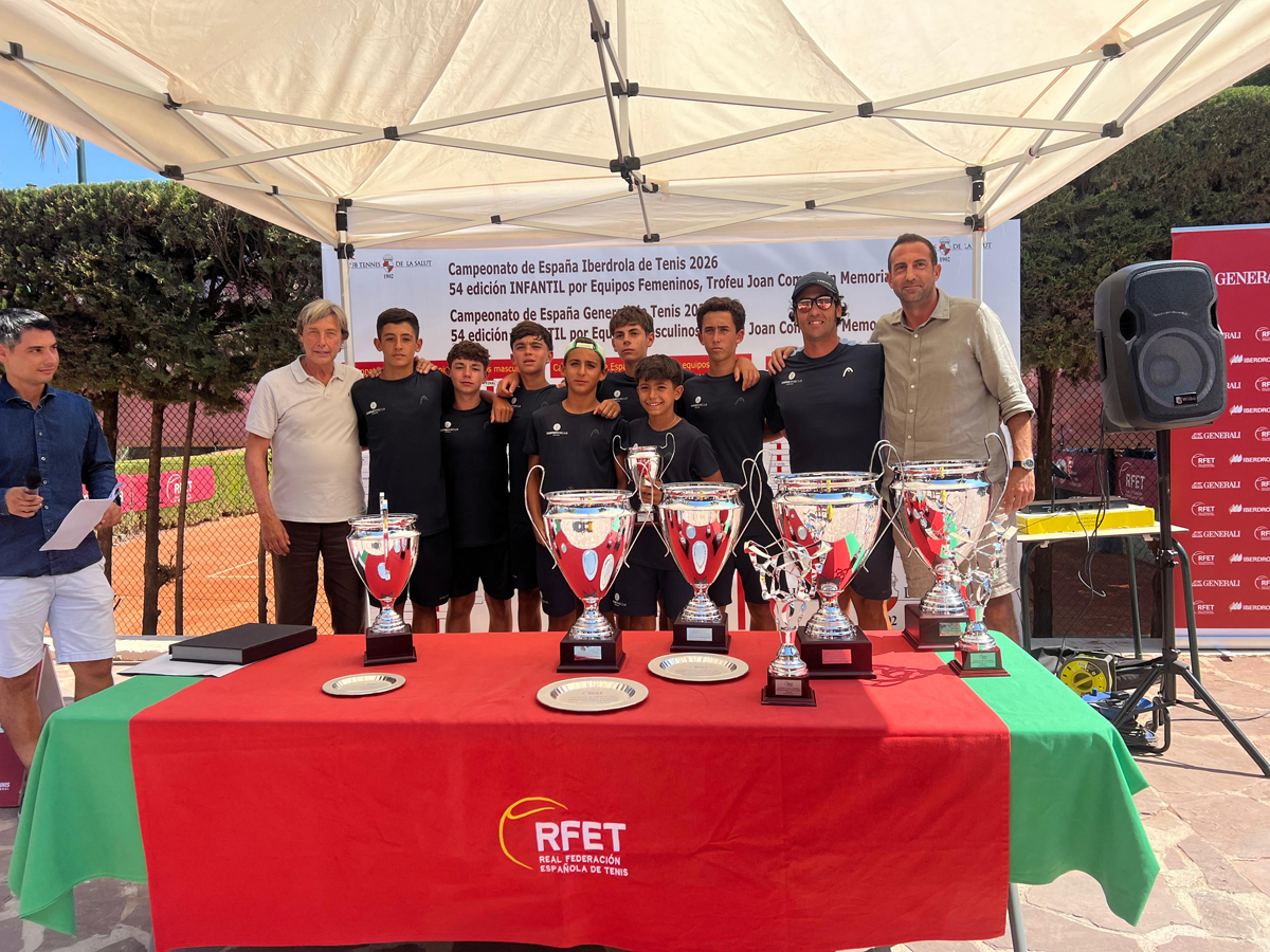 El Campus Tenis Club se proclama campeón de España del cuadro de consolación en el Campeonato de España Infantil - Foto RFET