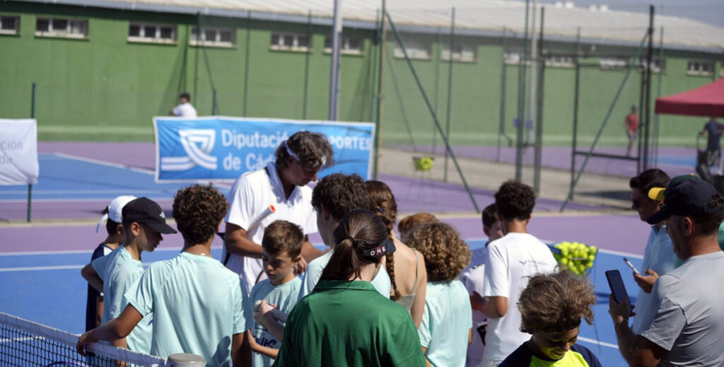 Feliciano López y Carlos Moyá en el I Foro del Deporte de Verano organizado por la Diputación de Cádiz