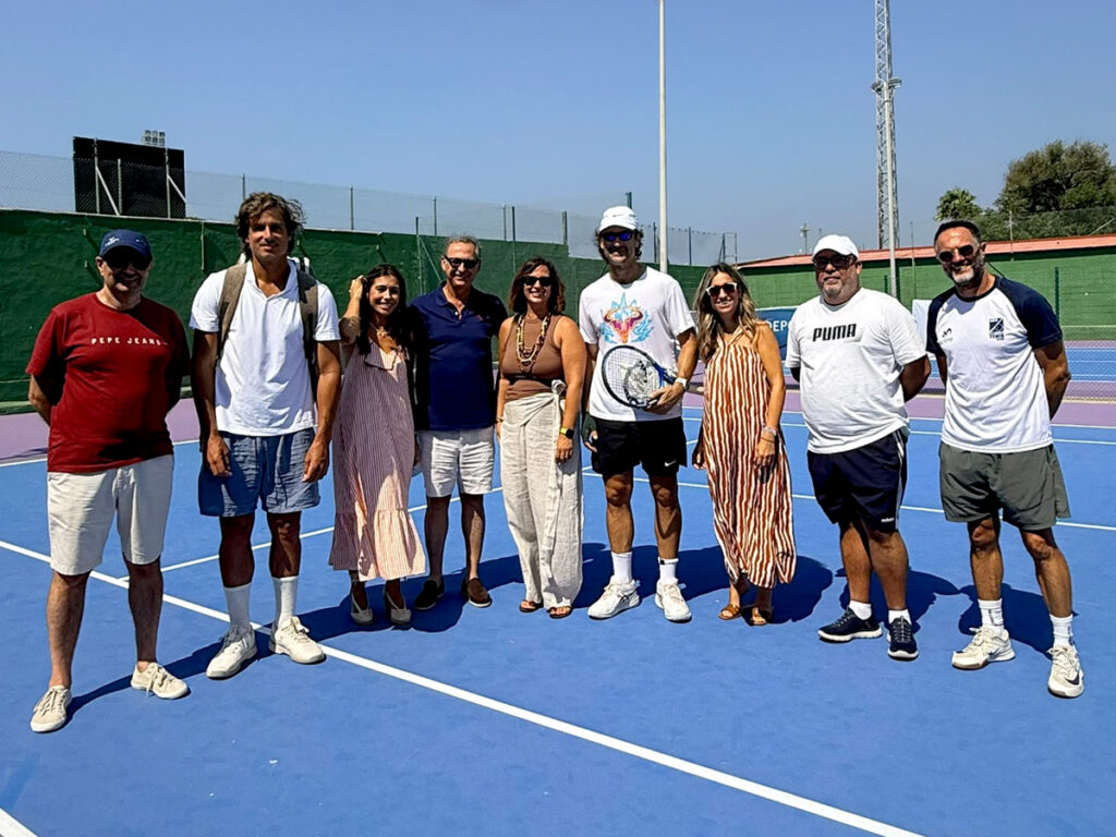 Feliciano López y Carlos Moyá en el I Foro del Deporte de Verano organizado por la Diputación de Cádiz