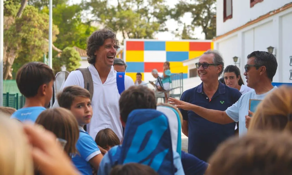 Feliciano López y Carlos Moyá en el I Foro del Deporte de Verano organizado por la Diputación de Cádiz - Jerez