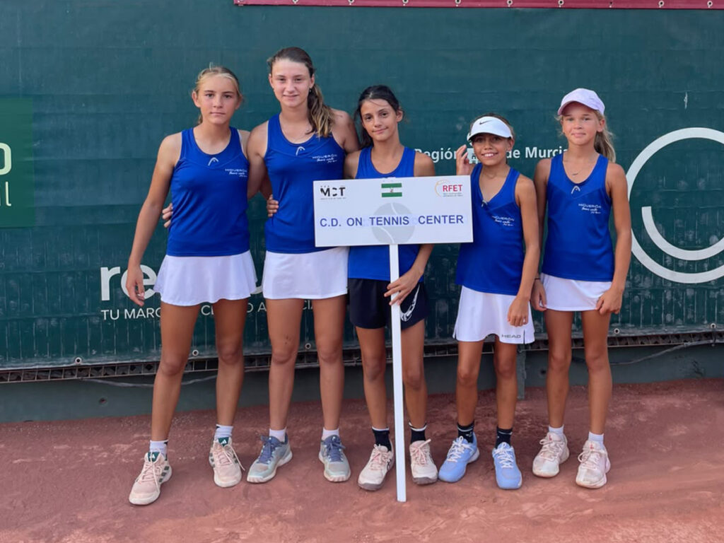On Tennis Center, cuartas en el Campeonato de España Alevín por Equipos - Trofeo Tono Páez