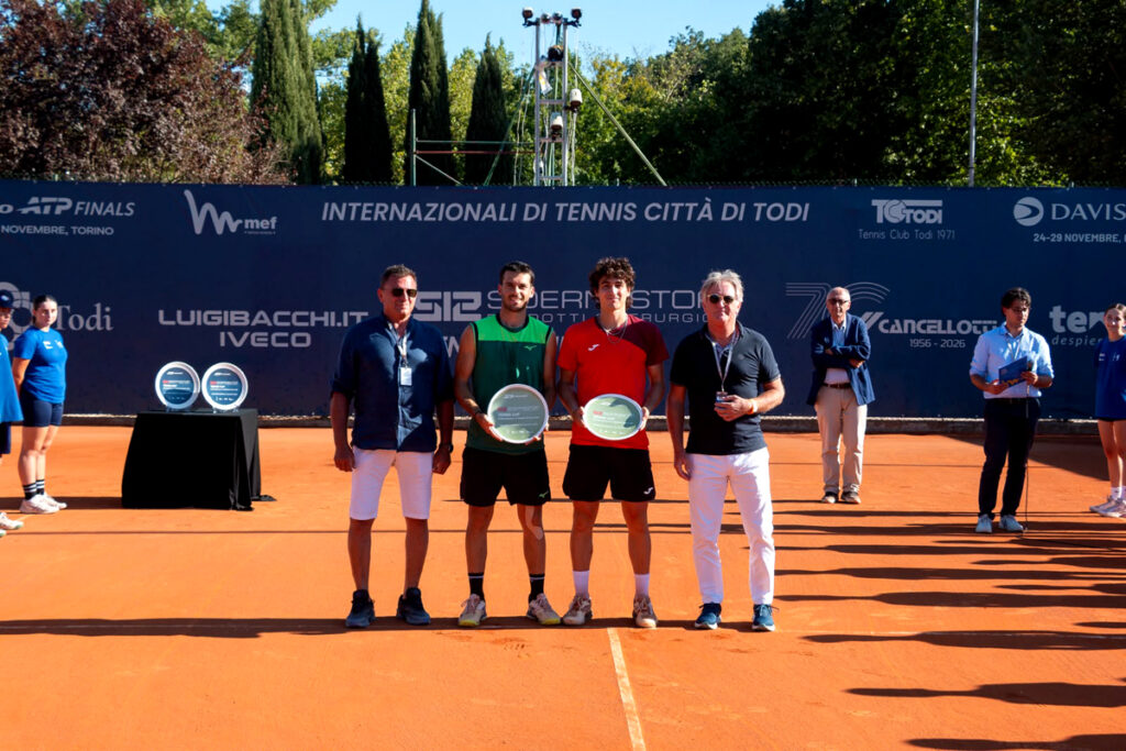 Benji Winter finalista en el Challenger 75 de Todi (Italia) junto a Mario Mansilla - Foto Benji Winter - MEF Tennis Events (Challenger Todi)