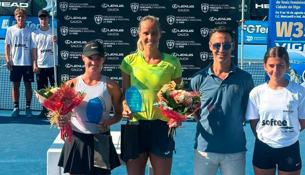 Título de dobles para Victoria Gómez O'Hayon en el W35 de Vigo formando dupla con Arantxa Rus - Foto Victoria Gómez