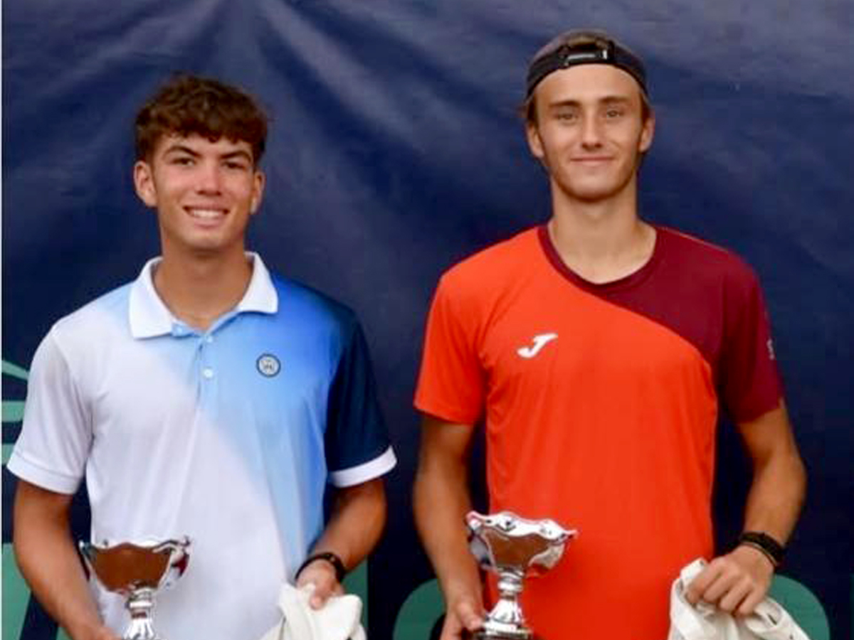 Darío Ruiz, campeón de dobles del World Tennis J100 de Barcelona junto a Ian Barroeta - Foto Darío Ruiz - RCT Barcelona 1899