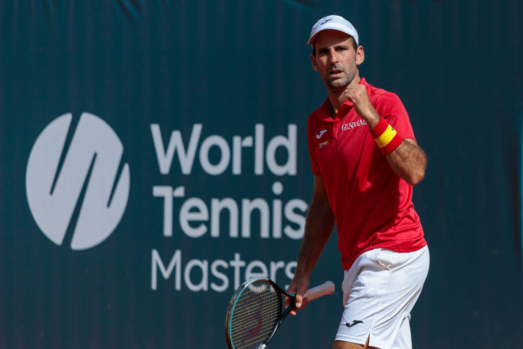 Plata Mundial para la Selección Española +40 con el marbellí Adrián Menéndez - Foto Federación Portugesa de Tenis