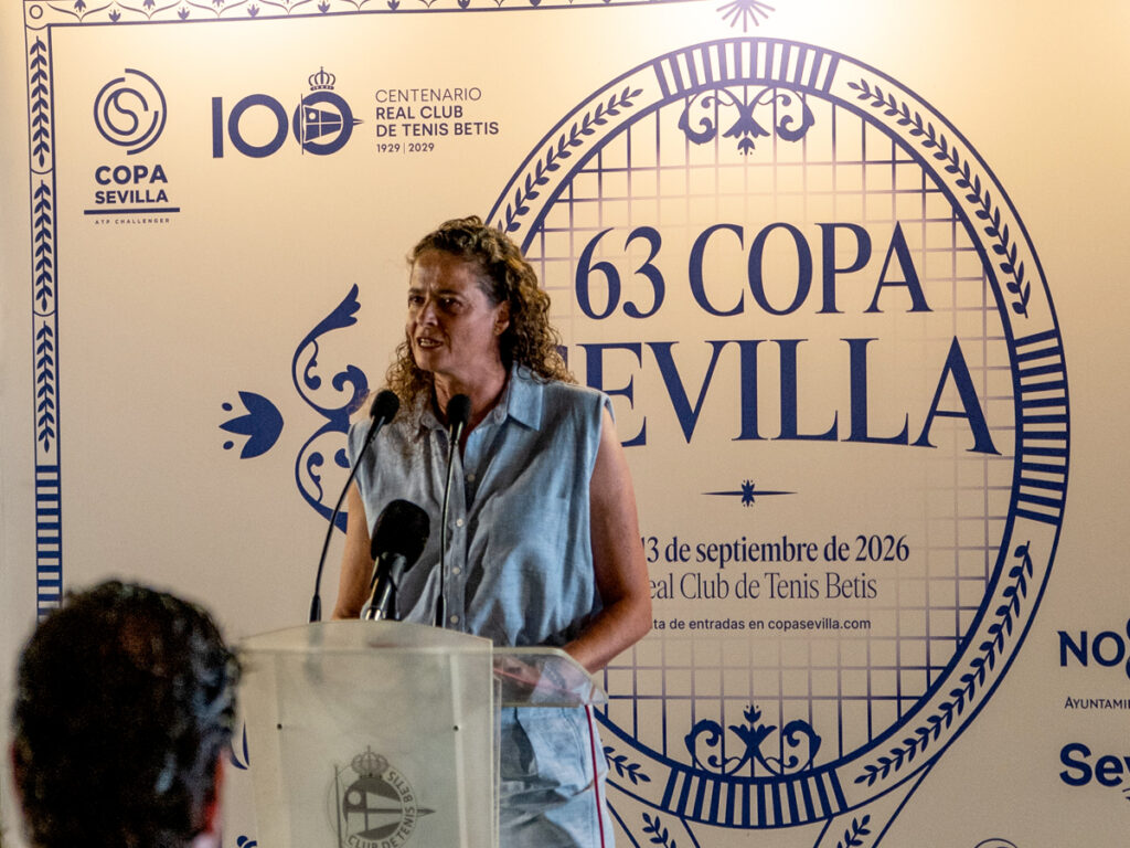 Isa Sánchez, Secretaría General para el Deporte de la Junta de Andalucía, en la presentación de la Copa Sevilla 2026 - Foto Copa Sevilla