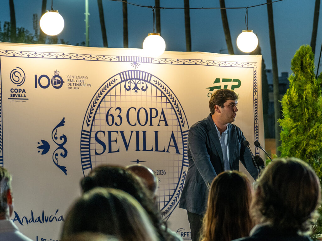 Javier Ysern, en la presentación de la Copa Sevilla 2026 - Foto Copa Sevilla