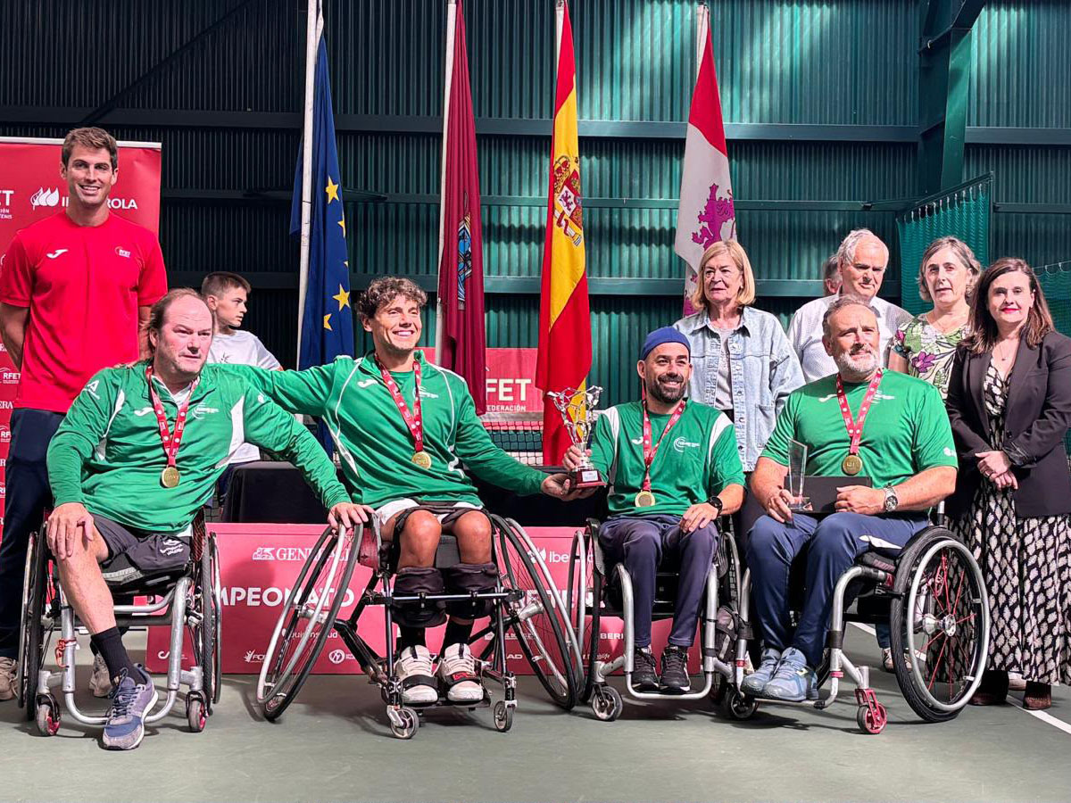 Andalucía, campeona de España de tenis en silla por comunidades autónomas
